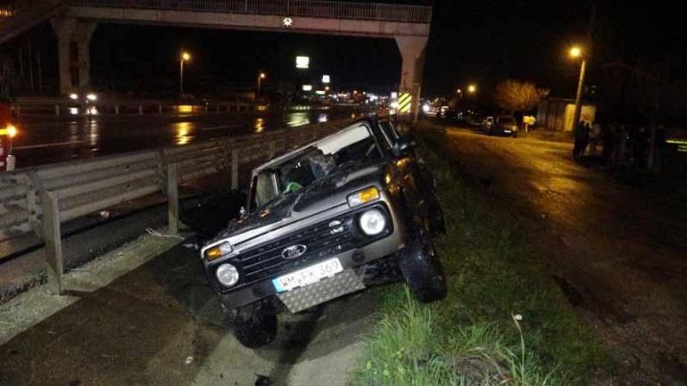 Edirne’de cip ile otomobilin çarpıştığı kazada 3 kişi yaralandı: Kaza sonrası kaçan kedi bulunamadı