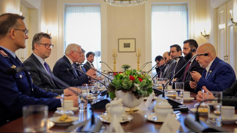 Suriye Cumhurbaşkanı Ahmed Şara, Almanya’da