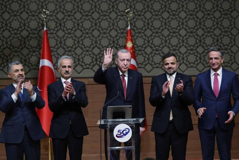 Cumhurbaşkanı Erdoğan: 5G ile üretkenliğin zirveye ulaştığı yeni bir döneme giriyoruz