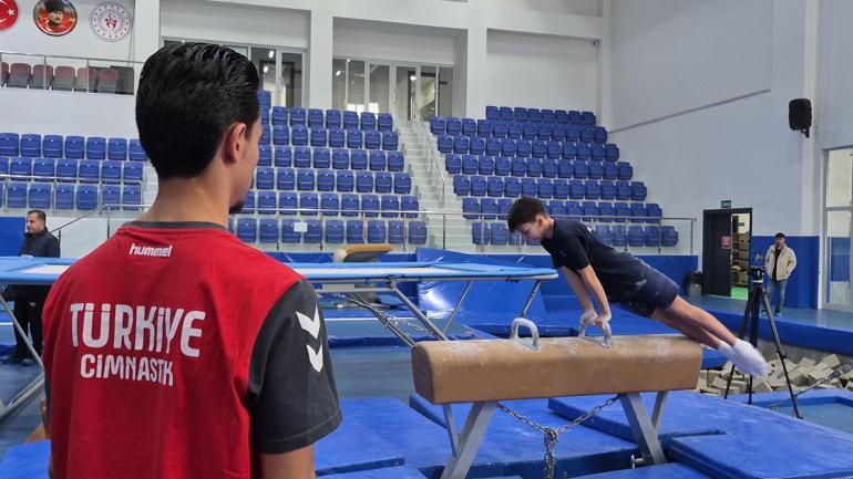 Milli sporcular Budapeşte Cimnastik Cup yarışması hazırlıklarını Malatyada sürdürüyor