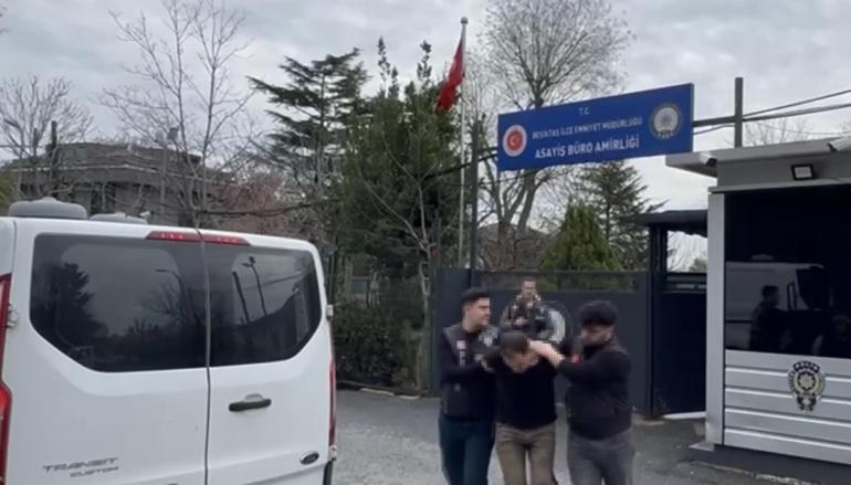 Beşiktaş’ta silahlı saldırganın bankayı bastığı anlar güvenlik kamerasında: Tutuklandı