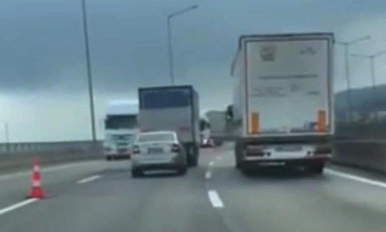 Makas atan otomobil sürücüsüne 90 bin TL ceza