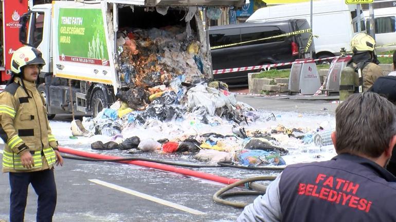 Fatih’te çöpe atılan karpit patlamaya neden oldu