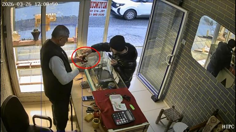 Kuyumcudan 60 bin liralık yüzüğü alıp kaçan şüpheli yakalandı