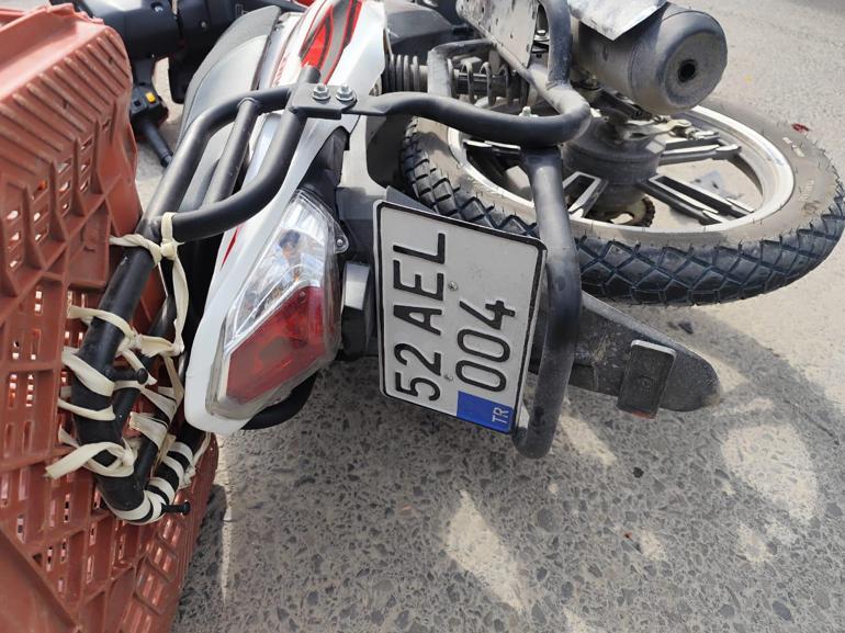 Orduda dönüş yapan otomobil ile motosiklet çarpıştı: 1 yaralı
