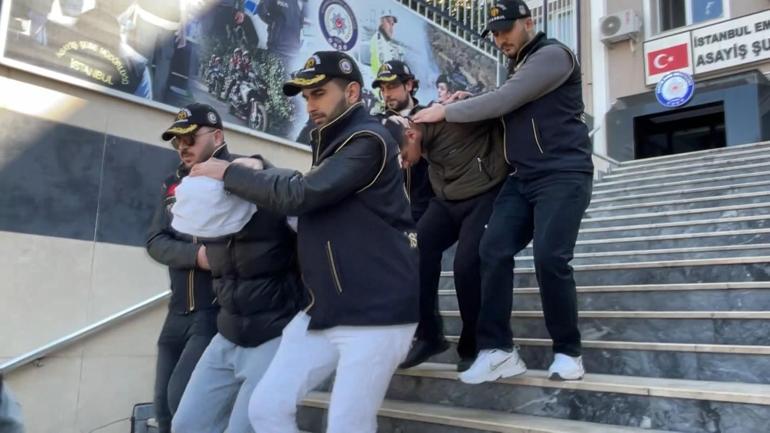 İstanbulda iş yerlerini kurşunlayarak haraç isteyen 8 şüpheli yakalandı