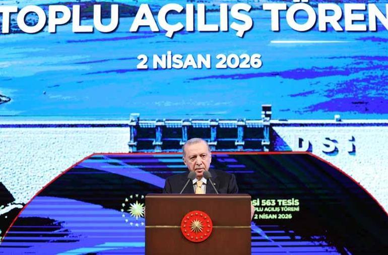 Cumhurbaşkanı Erdoğan: Su kaynaklarımızı verimli kullanmak mecburiyetindeyiz