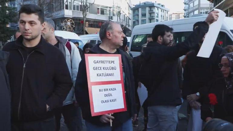 Beşiktaşta gece kulübündeki yangında hayatını kaybeden 29 kişinin anısına yürüyüş düzenlendi