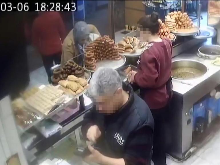 Pastanede alışveriş yapan kadının cep telefonunu çalan yankesici: Dayanamadım