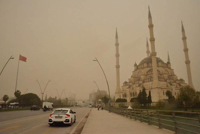 Doğu Akdenizde çöl tozu etkili oldu