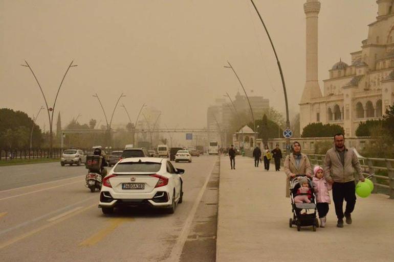 Doğu Akdenizde çöl tozu etkili oldu