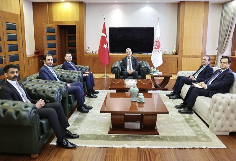 Bakan Bolat, Suudi Arabistan Büyükelçisi Abualnasrı kabul etti