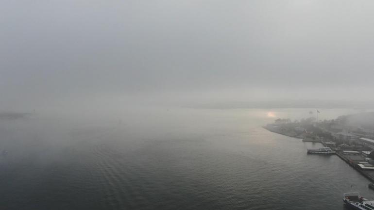 İstanbulda sis etkili oldu