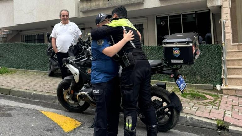 Çekmeköy’de Down sendromlu Melik’e polislerden sürpriz doğum günü