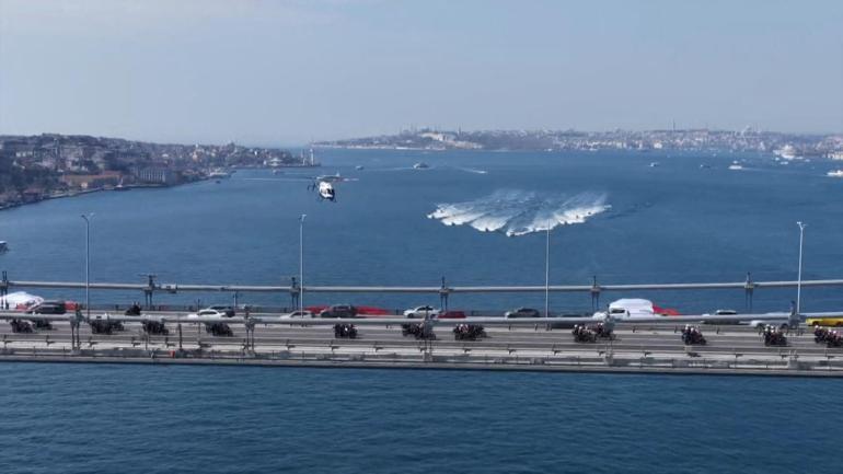 İstanbulda Türk Polis Teşkilatının 181inci yıl dönümü kortej geçişiyle kutlandı