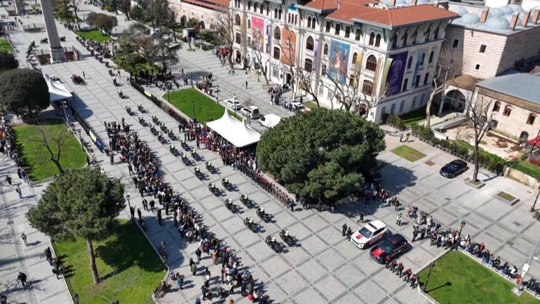 İstanbulda Türk Polis Teşkilatının 181inci yıl dönümü kortej geçişiyle kutlandı