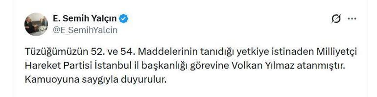 MHP, İstanbul Teşkilatını feshetti