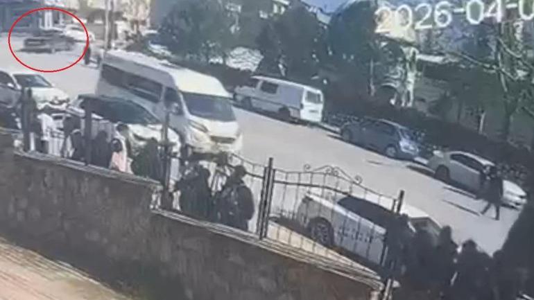 Drift atarken yayaya çarpan ehliyetsiz sürücüye 226 bin TL ceza; kaza kamerada