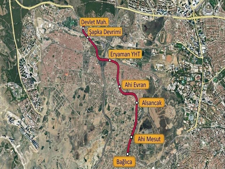Ankaraya 4 yeni metro hattı
