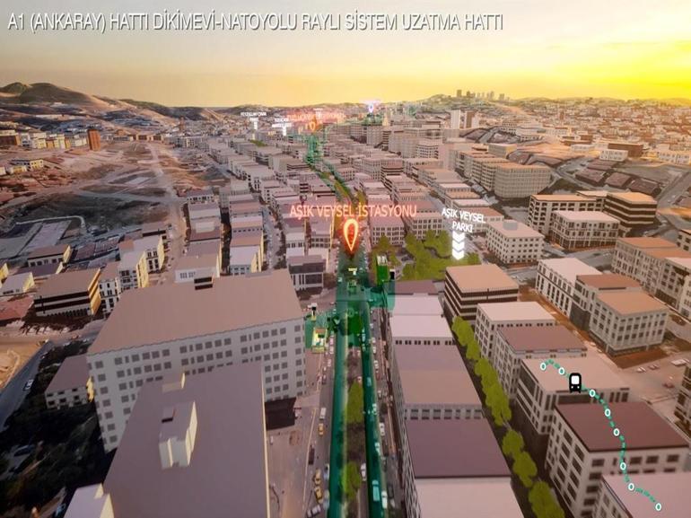 Ankaraya 4 yeni metro hattı