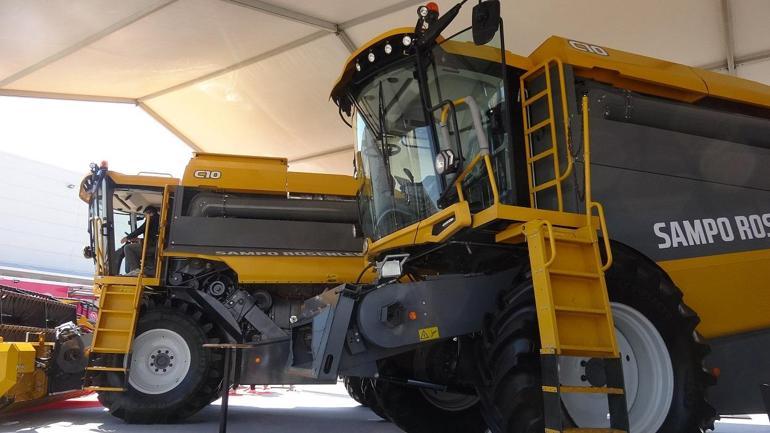 Sampo Rosenlew biçerdöverleri Türk çiftçisiyle buluştu