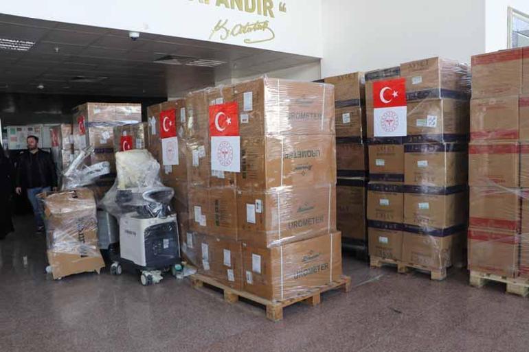 Bakan Memişoğlu: Tıbbi yardım yüklü TIRlarımız İrana yola çıktı