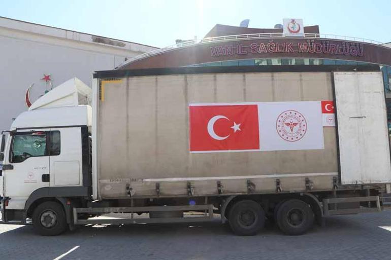 Bakan Memişoğlu: Tıbbi yardım yüklü TIRlarımız İrana yola çıktı