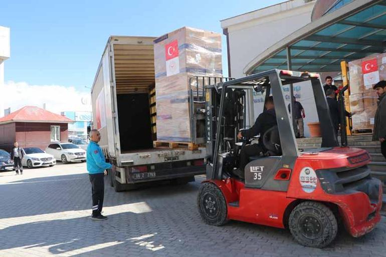 Bakan Memişoğlu: Tıbbi yardım yüklü TIRlarımız İrana yola çıktı