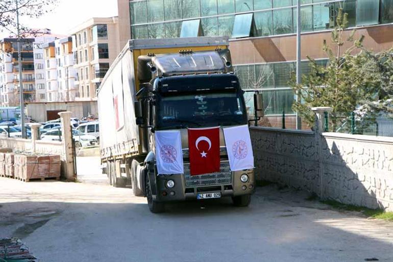 Bakan Memişoğlu: Tıbbi yardım yüklü TIRlarımız İrana yola çıktı