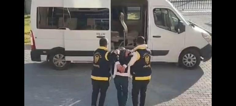 Satırla banka soymaya çalışan kar maskeli şüpheli, kaçarken yakalandı