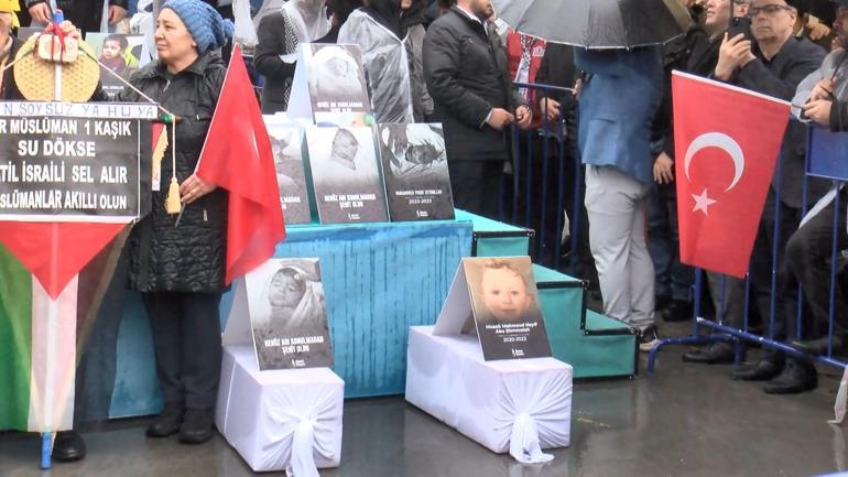 İsrailin Filistinli mahkumlar hakkında aldığı idam kararı Bağcılarda protesto edildi