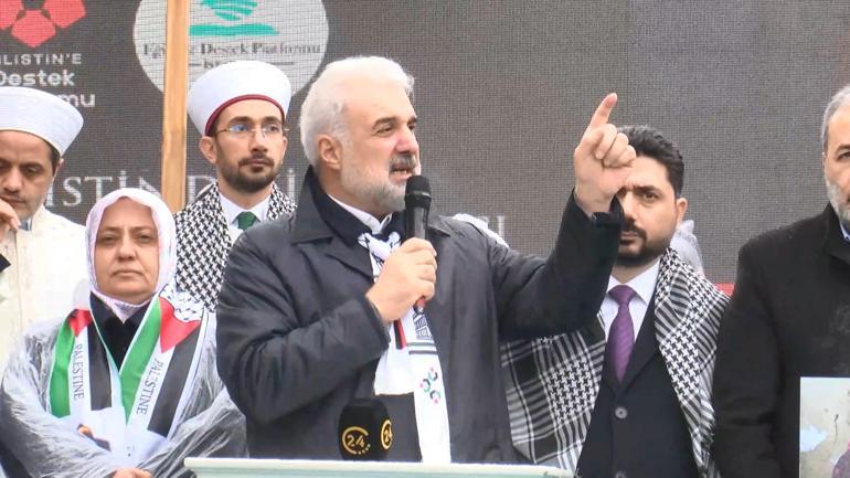 İsrailin Filistinli mahkumlar hakkında aldığı idam kararı Bağcılarda protesto edildi