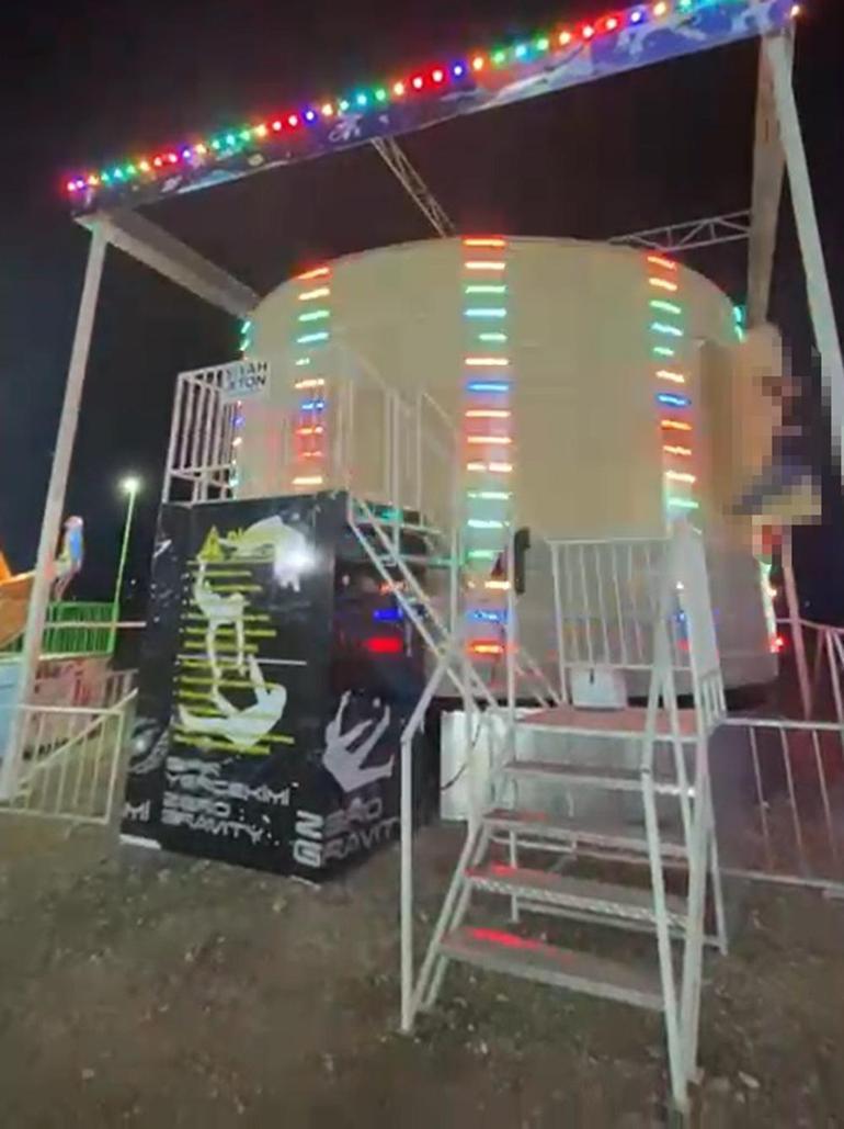 Lunaparkta, Sıfır yer çekimi adlı eğlence aletinden düşüp ölüme 2 tutuklama