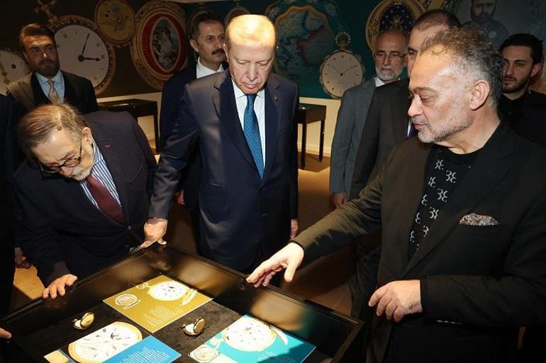 Cumhurbaşkanı Erdoğan ‘Muhteşem Cep Saatleri Koleksiyonu’ sergisini ziyaret etti