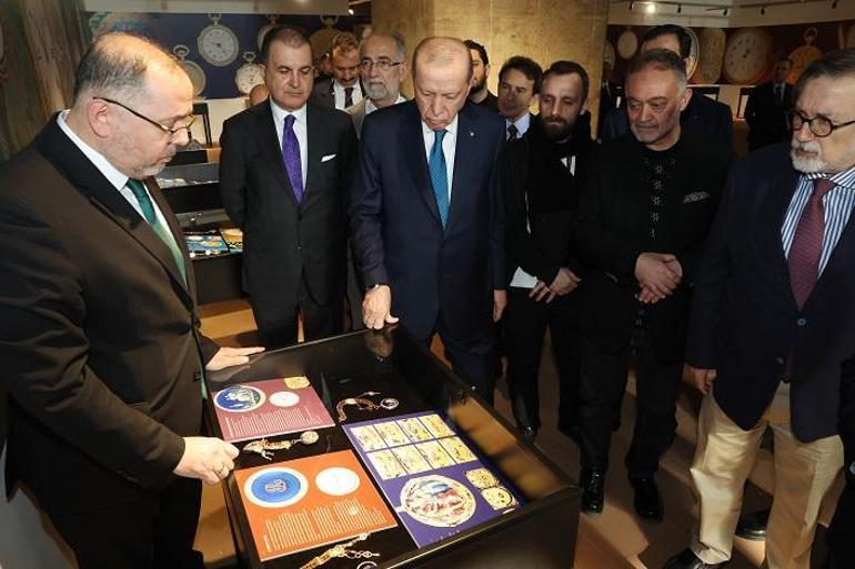 Cumhurbaşkanı Erdoğan ‘Muhteşem Cep Saatleri Koleksiyonu’ sergisini ziyaret etti