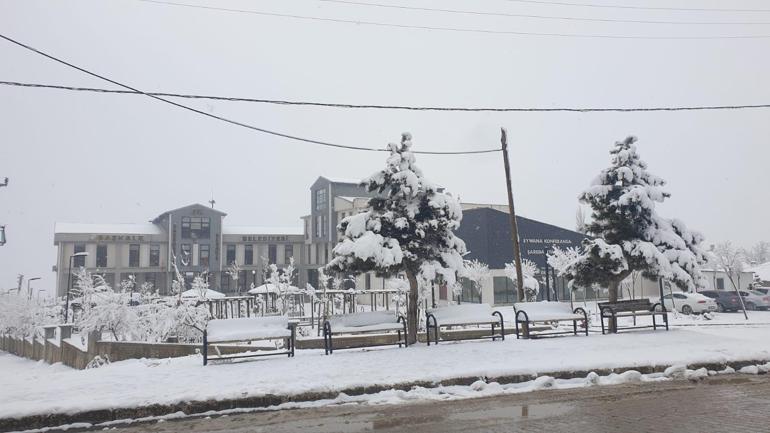 Vanda kar yağışı; 93 yerleşim yeri ulaşıma kapandı