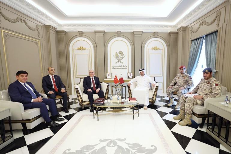 Bakan Güler, Katar Başbakan Yardımcısı ve Savunma Bakanı Al Sani ile bir araya geldi