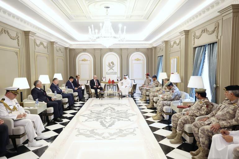 Bakan Güler, Katar Başbakan Yardımcısı ve Savunma Bakanı Al Sani ile bir araya geldi