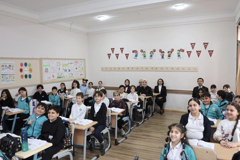Bakan Göktaş, Bakü Türk Anadolu Lisesi’ni ziyaret etti