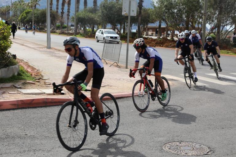 Ünilig Bisiklet Şampiyonası Alanya’da başladı