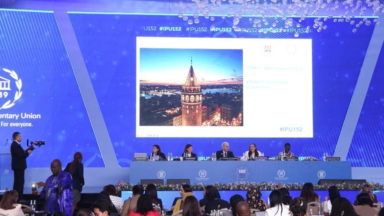 TBMM Başkanı Numan Kurtulmuş Kadın Parlamenterler Forumunda konuştu