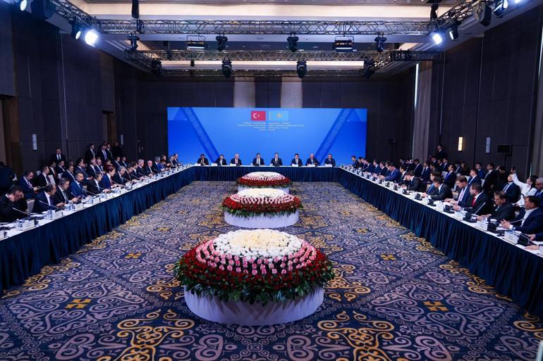 Cumhurbaşkanı Yardımcısı Yılmaz, Türkiye- Kazakistan Yuvarlak Masa Toplantısına katıldı