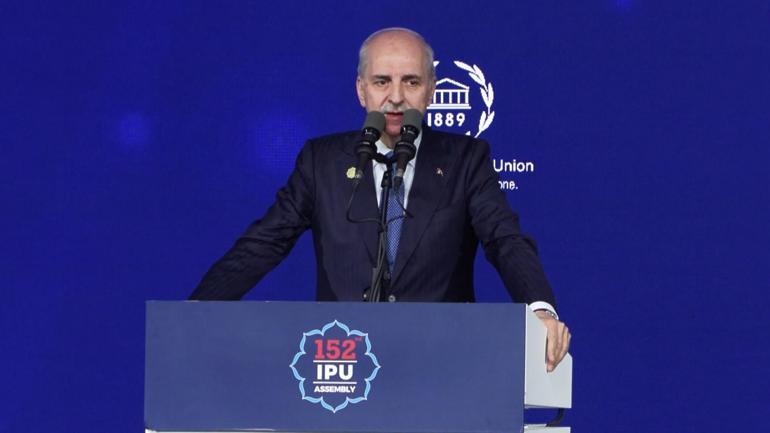 TBMM Başkanı Kurtulmuş: İsrailin Birleşmiş Milletler üyeliği mutlaka askıya alınmalı