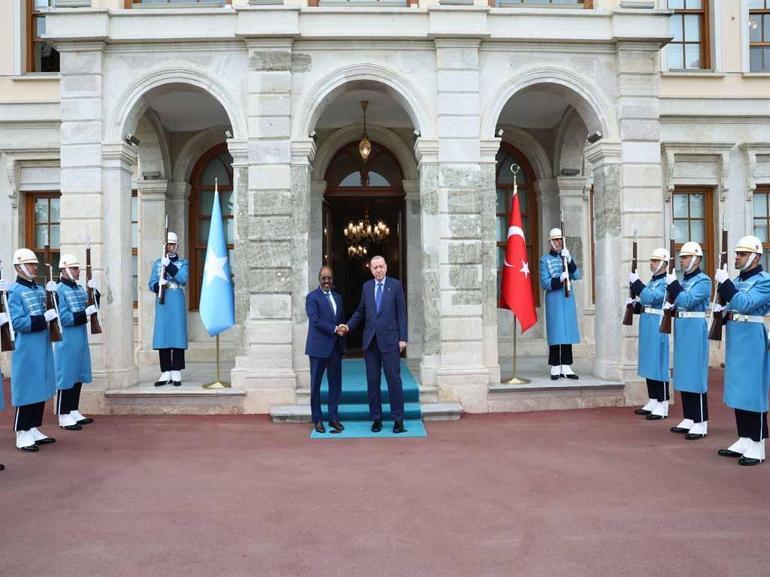 Cumhurbaşkanı Erdoğan, Somali Cumhurbaşkanı Hasan Şeyh Mahmud ile bir araya geldi