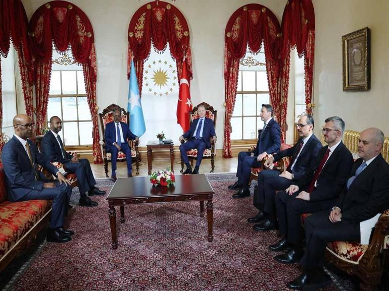 Cumhurbaşkanı Erdoğan, Somali Cumhurbaşkanı Hasan Şeyh Mahmud ile bir araya geldi
