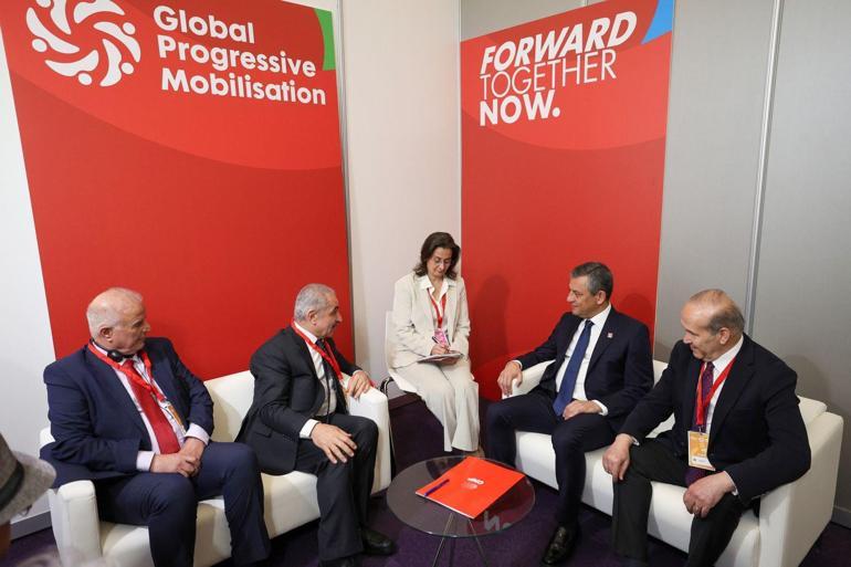 CHP Genel Başkanı Özel, eski Filistin Başbakanı Iştiyye ile görüştü