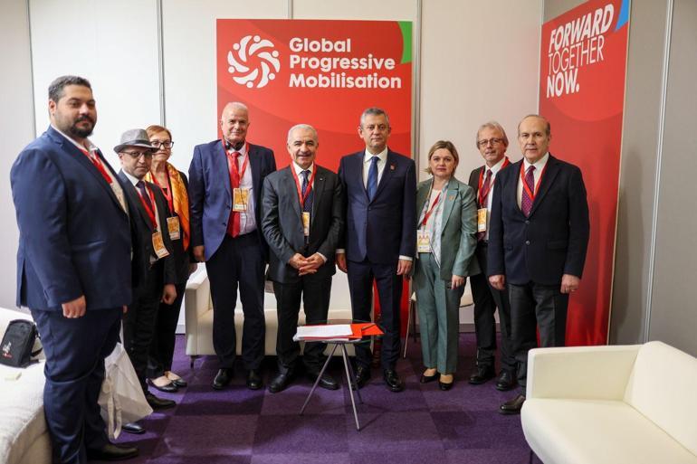 CHP Genel Başkanı Özel, eski Filistin Başbakanı Iştiyye ile görüştü