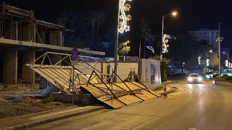 Osmaniye’de şiddetli rüzgar ve fırtına hayatı olumsuz etkiledi