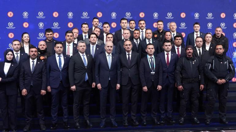 TBMM Başkanı Kurtulmuş, PAB 152nci Genel Kurulu kapsamında katılımcılarla bir araya geldi