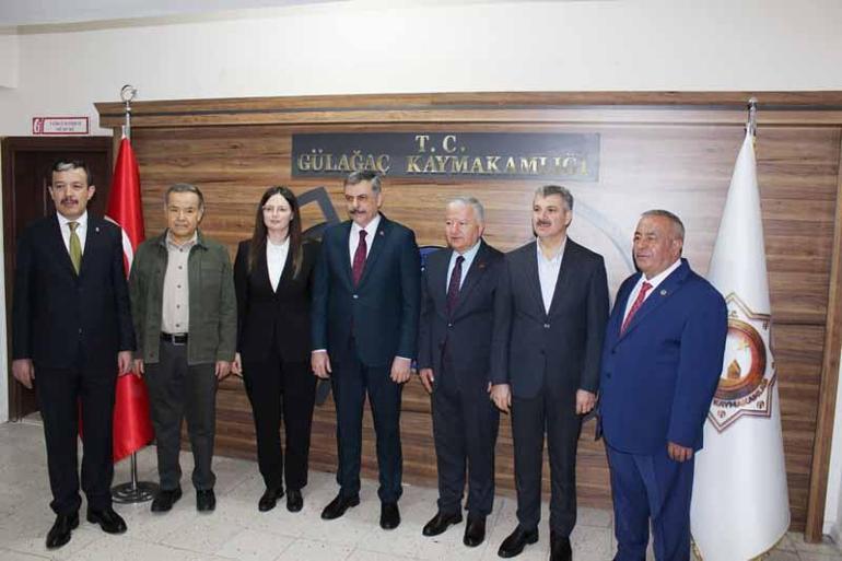 Bakan Çiftçi, kaymakamlık yaptığı ilk görev yeri olan ilçeyi ziyaret etti